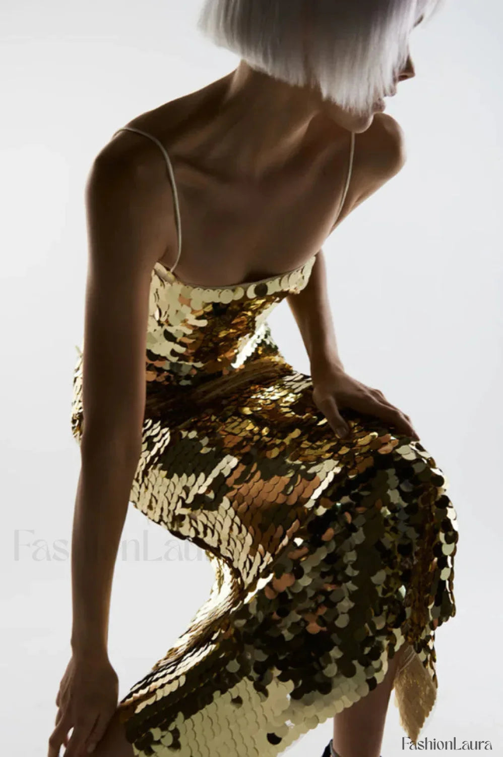 Phoenix Sequin Stylish Slip Dress