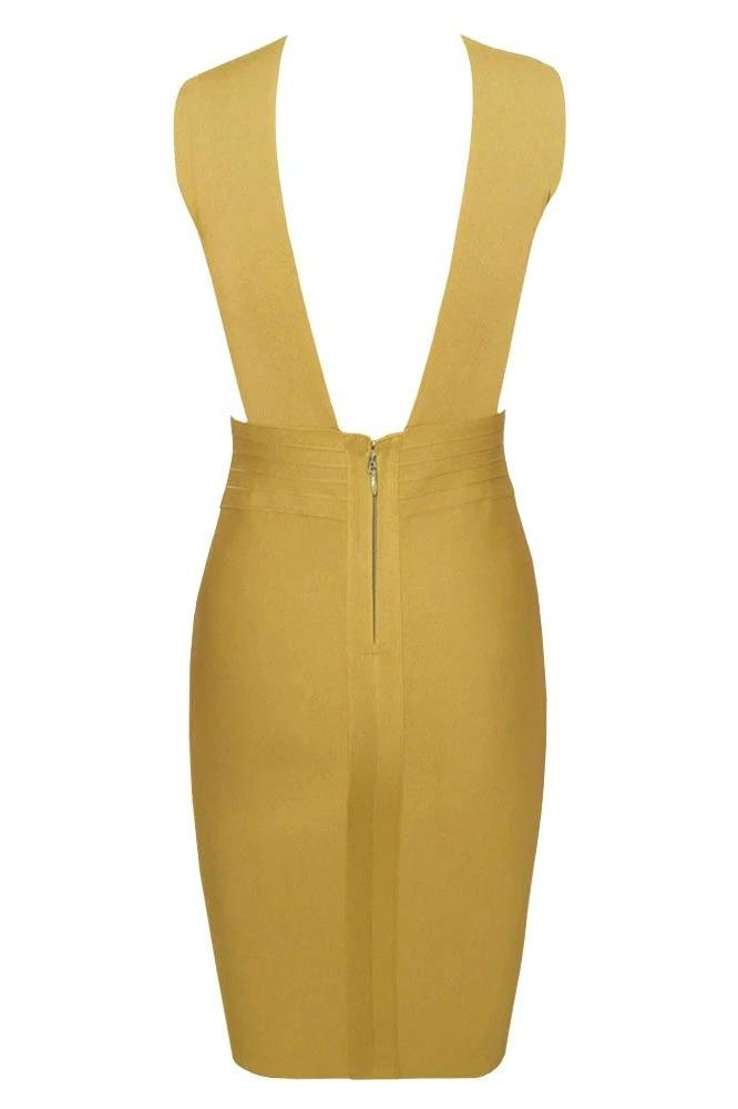 Pia Bandage Dress - Olive Green