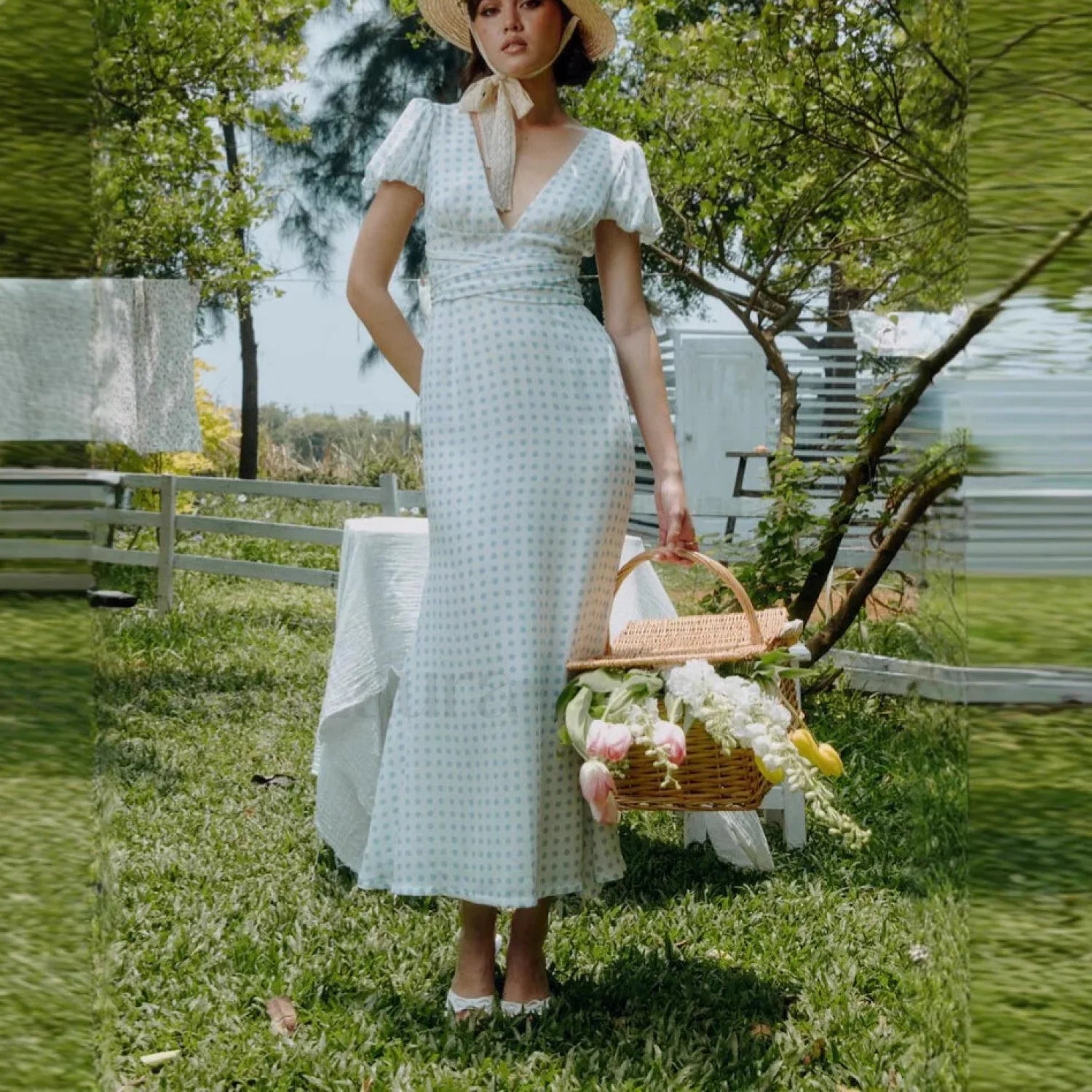 Polka Dot Lace Premium Dress for Streetwear Style Boutique Fashion Style