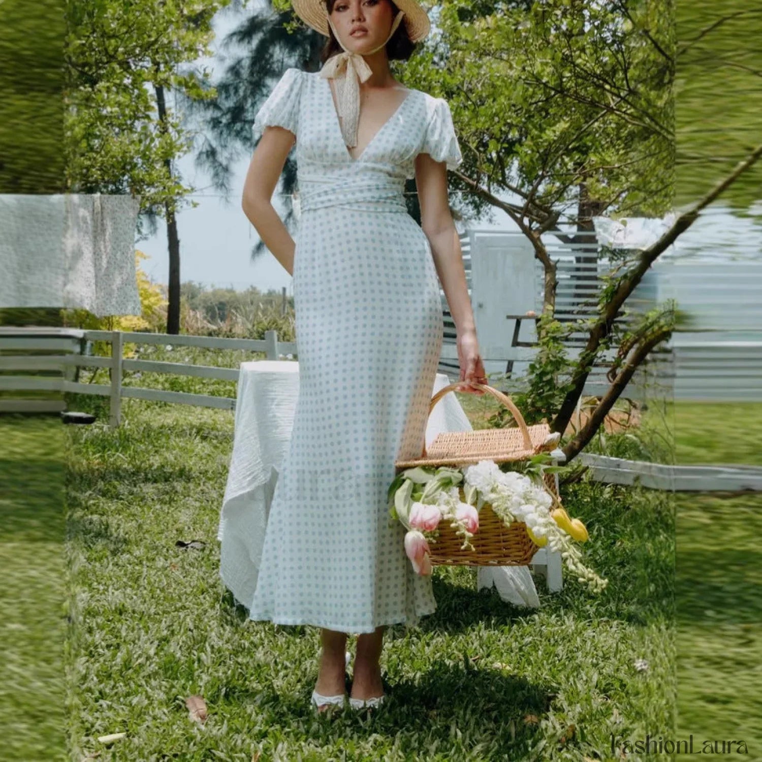 Polka Dot Lace Premium Dress for Streetwear Style Boutique Fashion Style