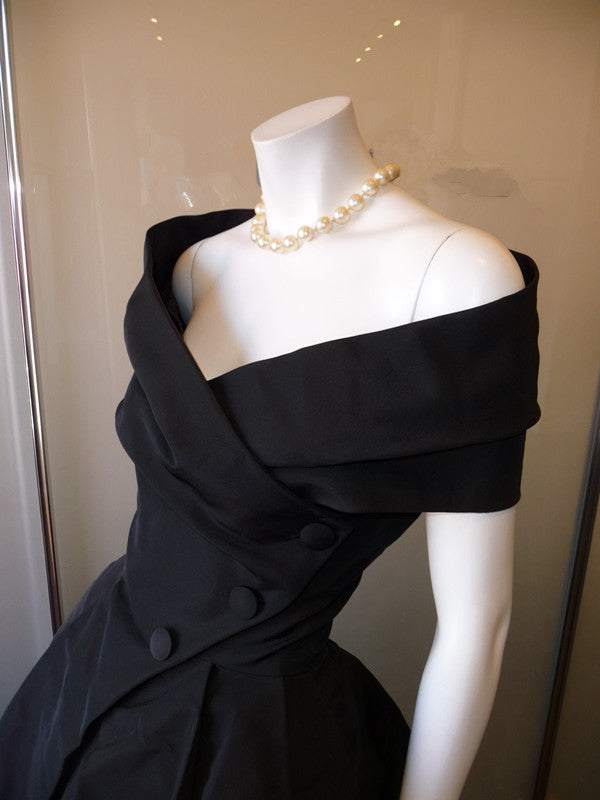 Black Prom Dress,Off-the-Shoulder Prom Dress,Bodice Prom Dress,Fashion Prom Dress,Sexy Party Dress, New Style Evening Dress - FashionDia