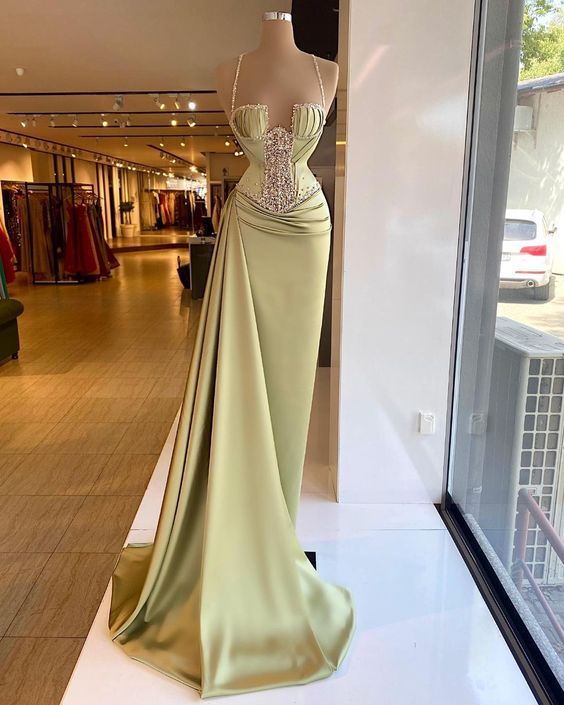 Custom Make Evening Dress, Formal Dresses, Vintage Prom Dress, Elegant Evening Dresses - FashionDia