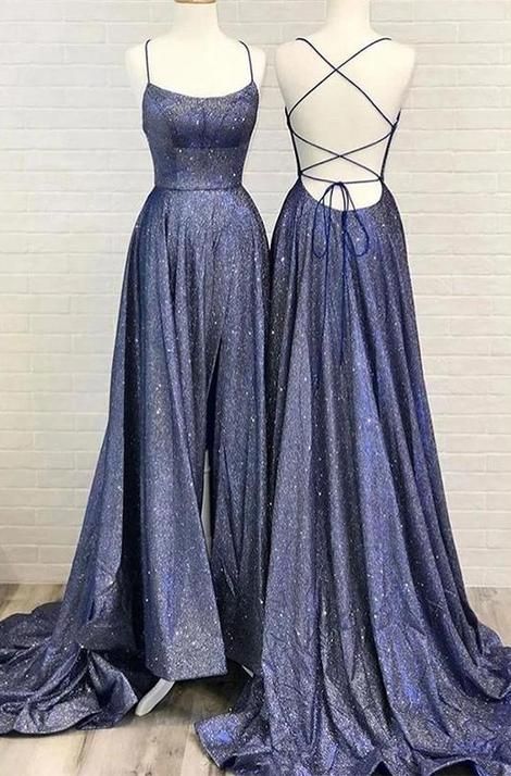 Shinning Prom Dress Long, Evening Dress, Formal Dress, Graduation School Party Gown - FashionDia