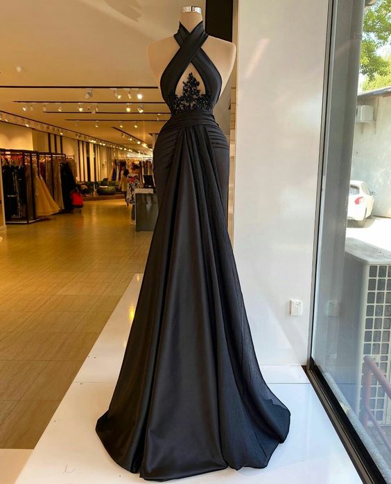 Black prom dresses, 2022 prom dress, arabic prom dress, fashion prom dresses, cheap party dresses, new arrival prom dresses - FashionDia