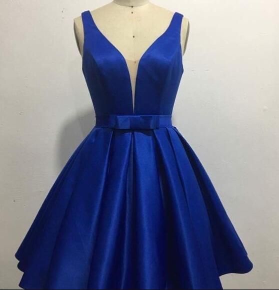 Elegant Homecoming Dress,Royal Blue Homecoming Dresses - FashionDia
