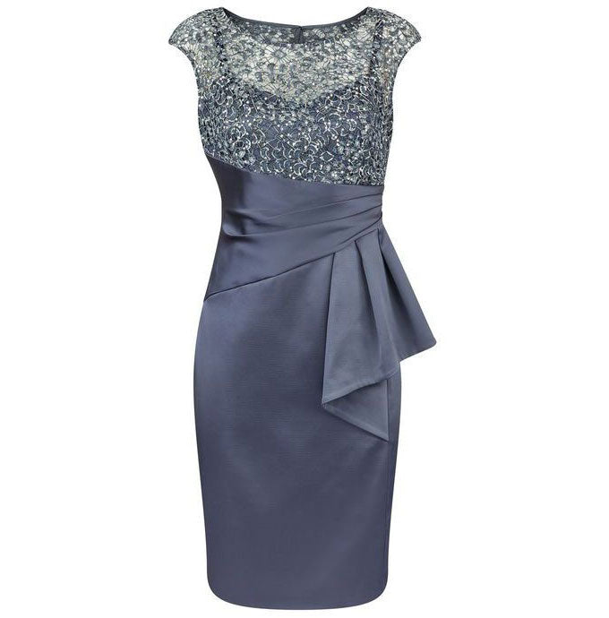 Cap Sleeves Knee Length Mother of the Bride Dresses Formal Party Dress - FashionDia