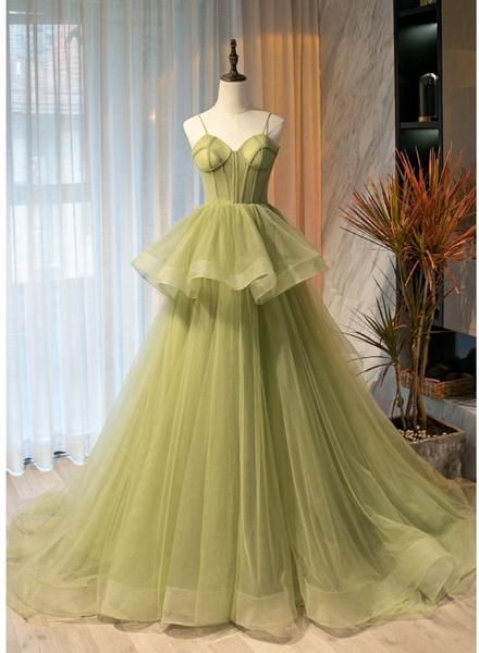 Beautiful Sweetheart Layers Princess Formal Gown, Tulle Long Party Dress Prom Dress - FashionDia