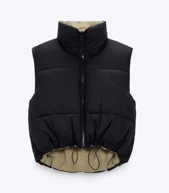 DressBetty - Cardigan Waistcoat Thick Sleeveless Coat - View 2 | VelvetHem