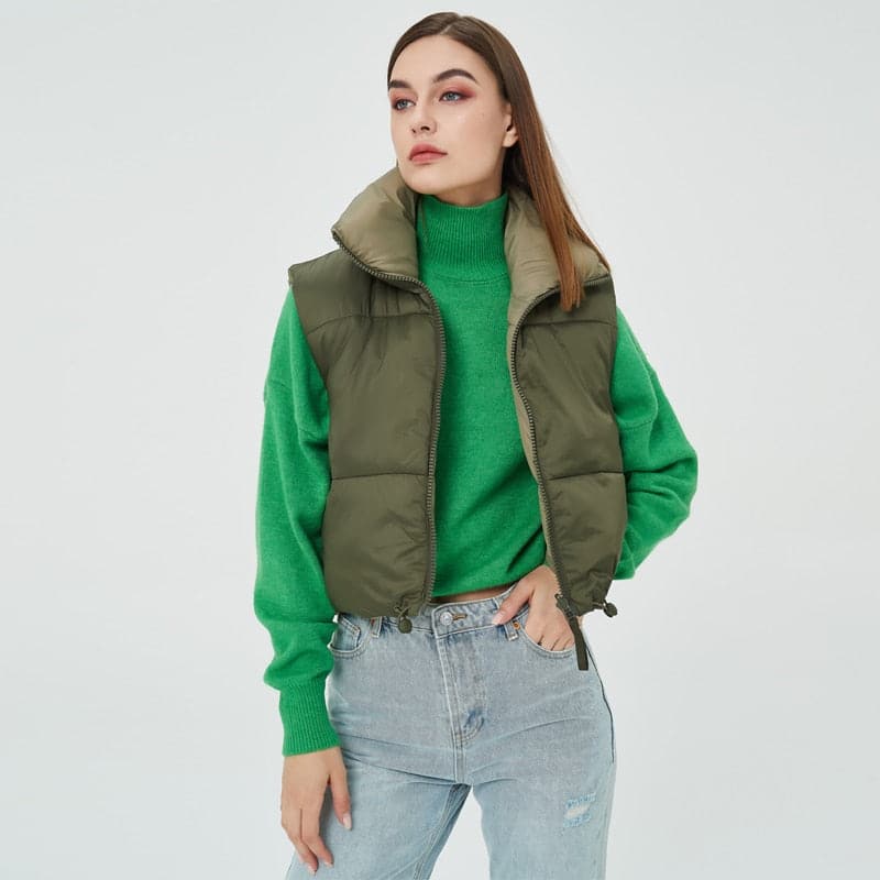 DressBetty - Cardigan Waistcoat Thick Sleeveless Coat - VelvetHem