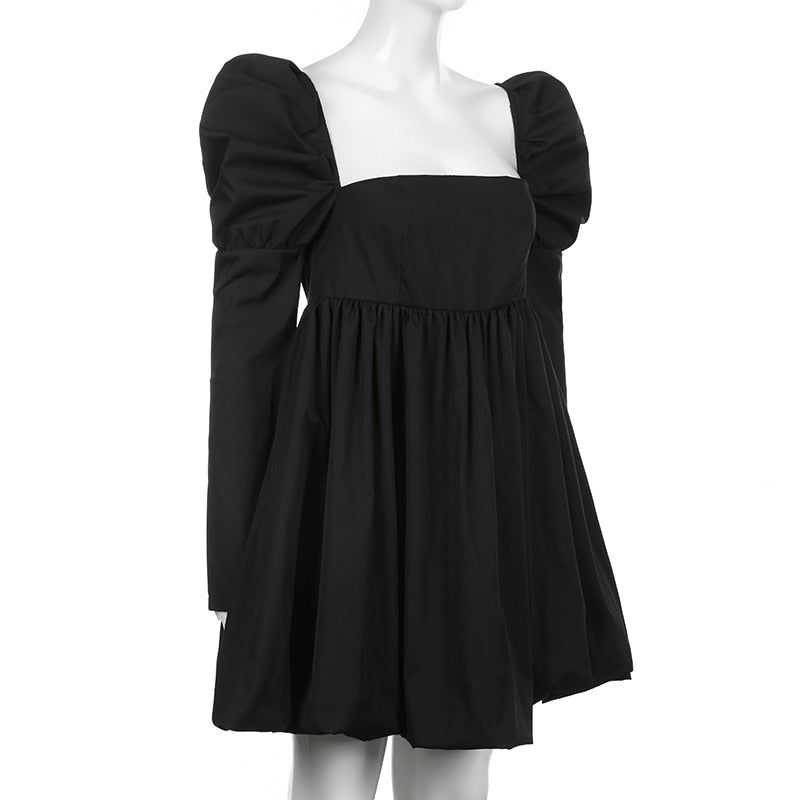 Zephyr Puff Sleeve Mini Dress