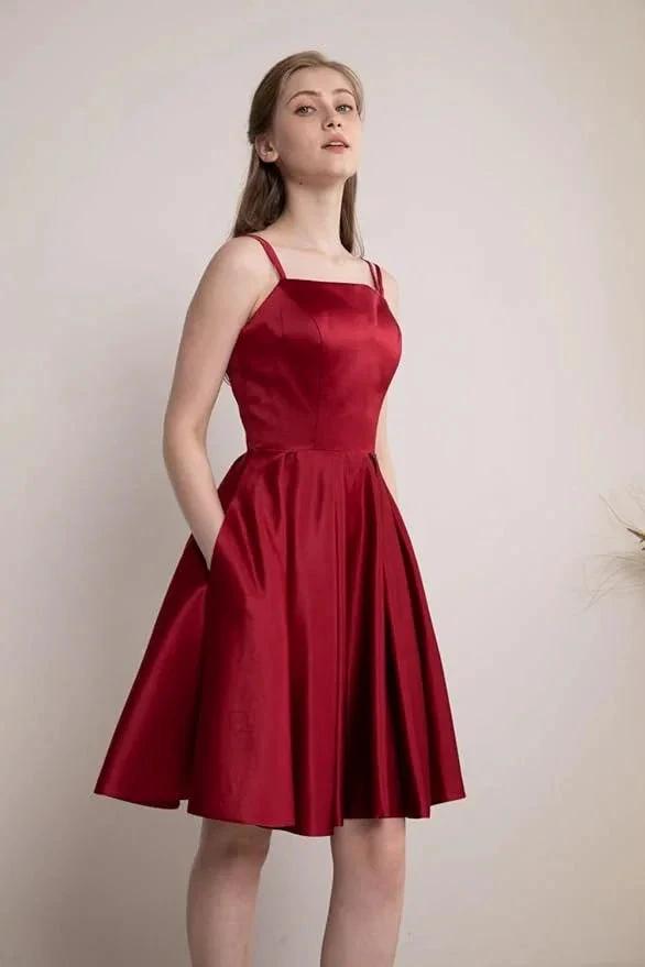 Prom Dress With Shorts Homecoming Dress with Pockets (ZD11691)
