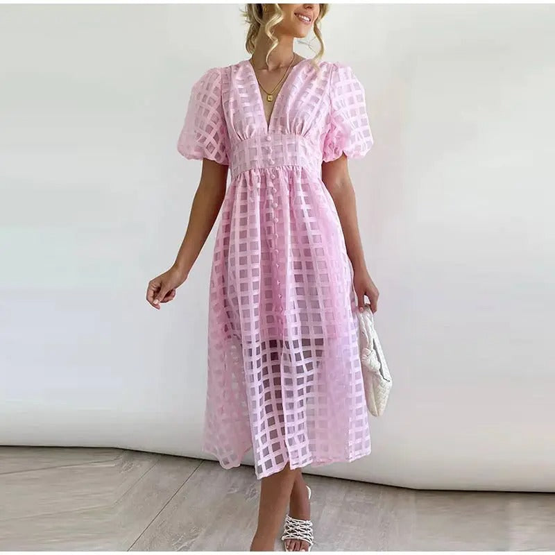 Julia Elegant Summer Midi Dress