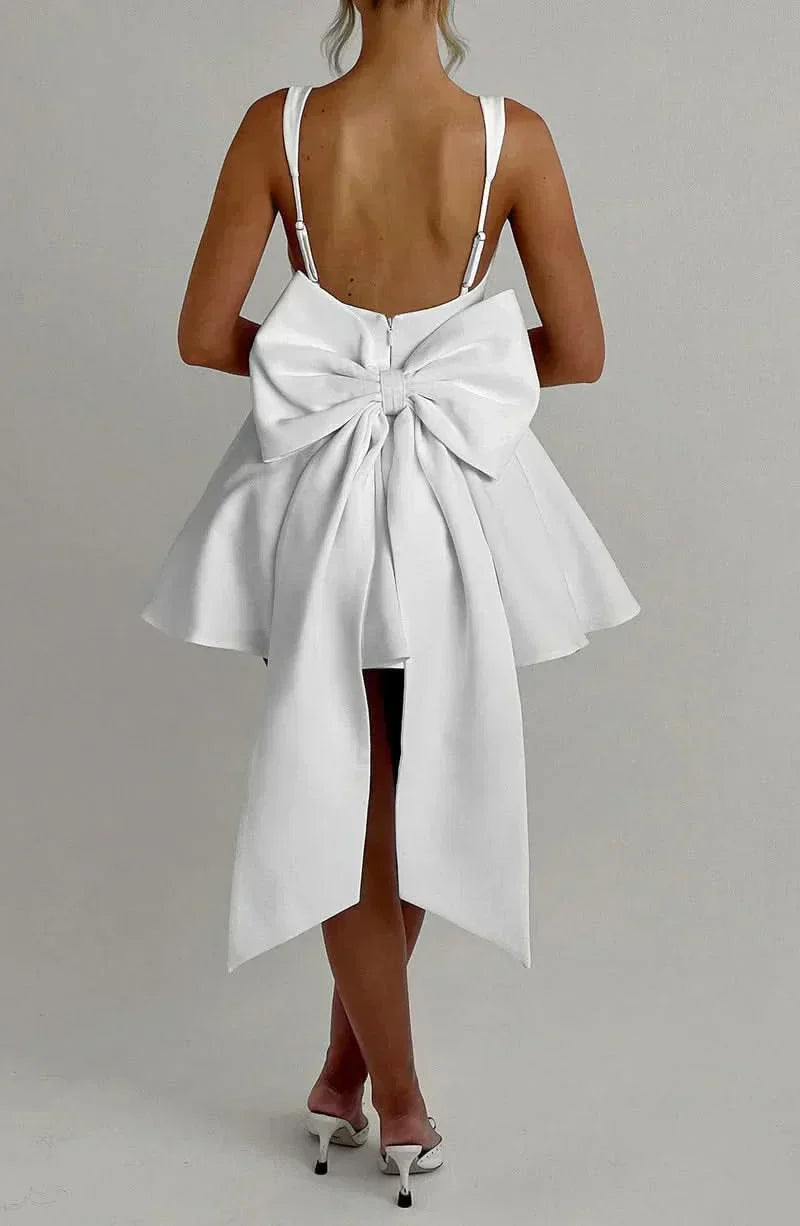 Estelle Bow Mini Dress