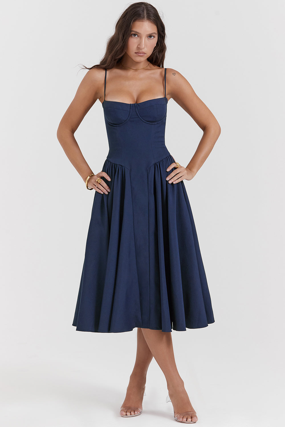 Lory Elegant Midi Dress