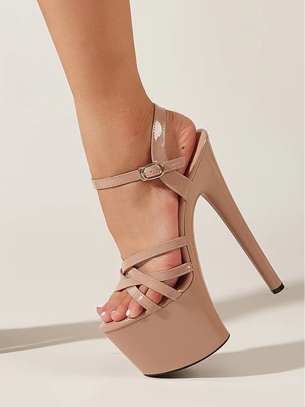 Sara Buckle Strap Pump Shoe