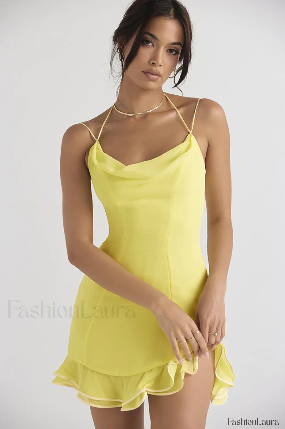 Scarlett Ruffle Stylish Mini Dress