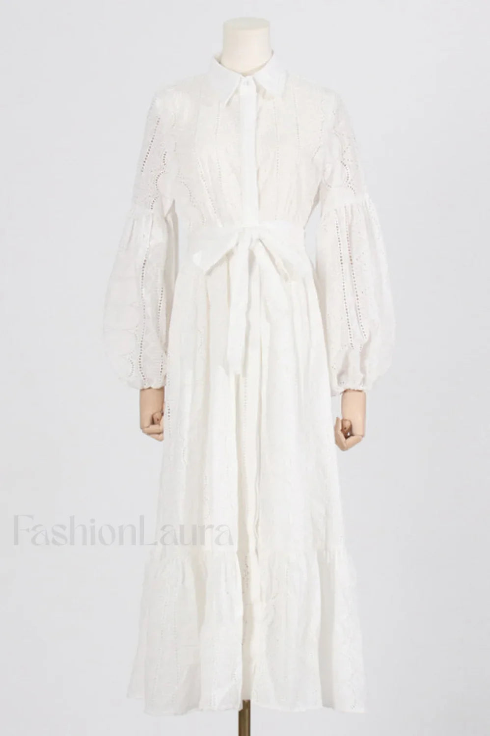 Sienna Tiered Broderie Charming Anglaise Midi Dress