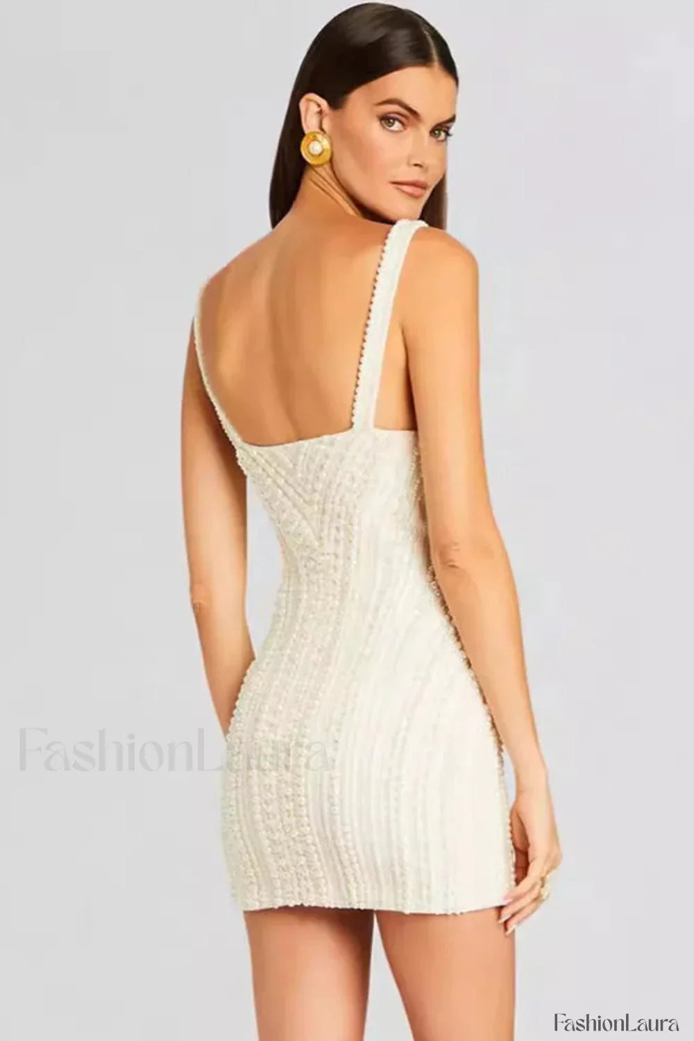 Slim Beaded Strappy Dress with Relaxed Everyday Styling