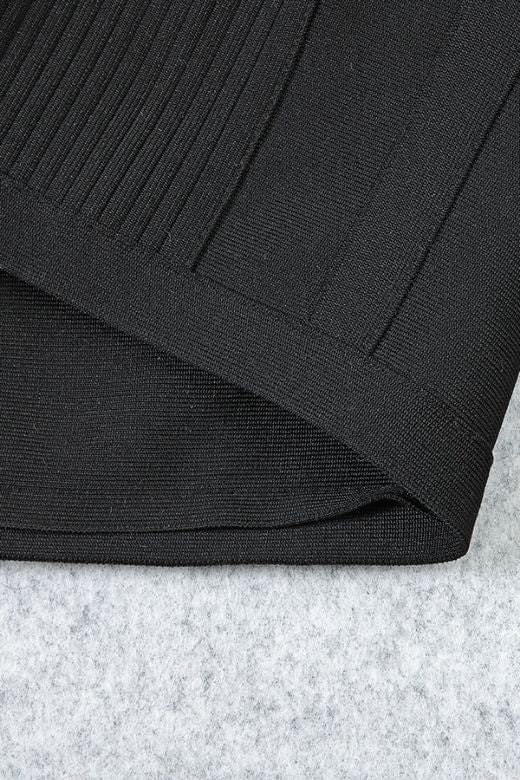 Sophia Bandage Mini Dress - Classic Black