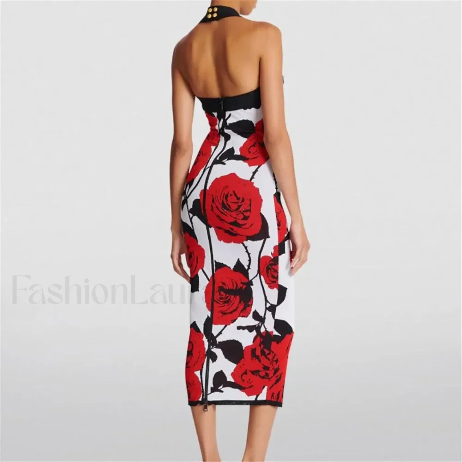 Spliced Zipper Neck Modern Dress for Boutique Fashion Look