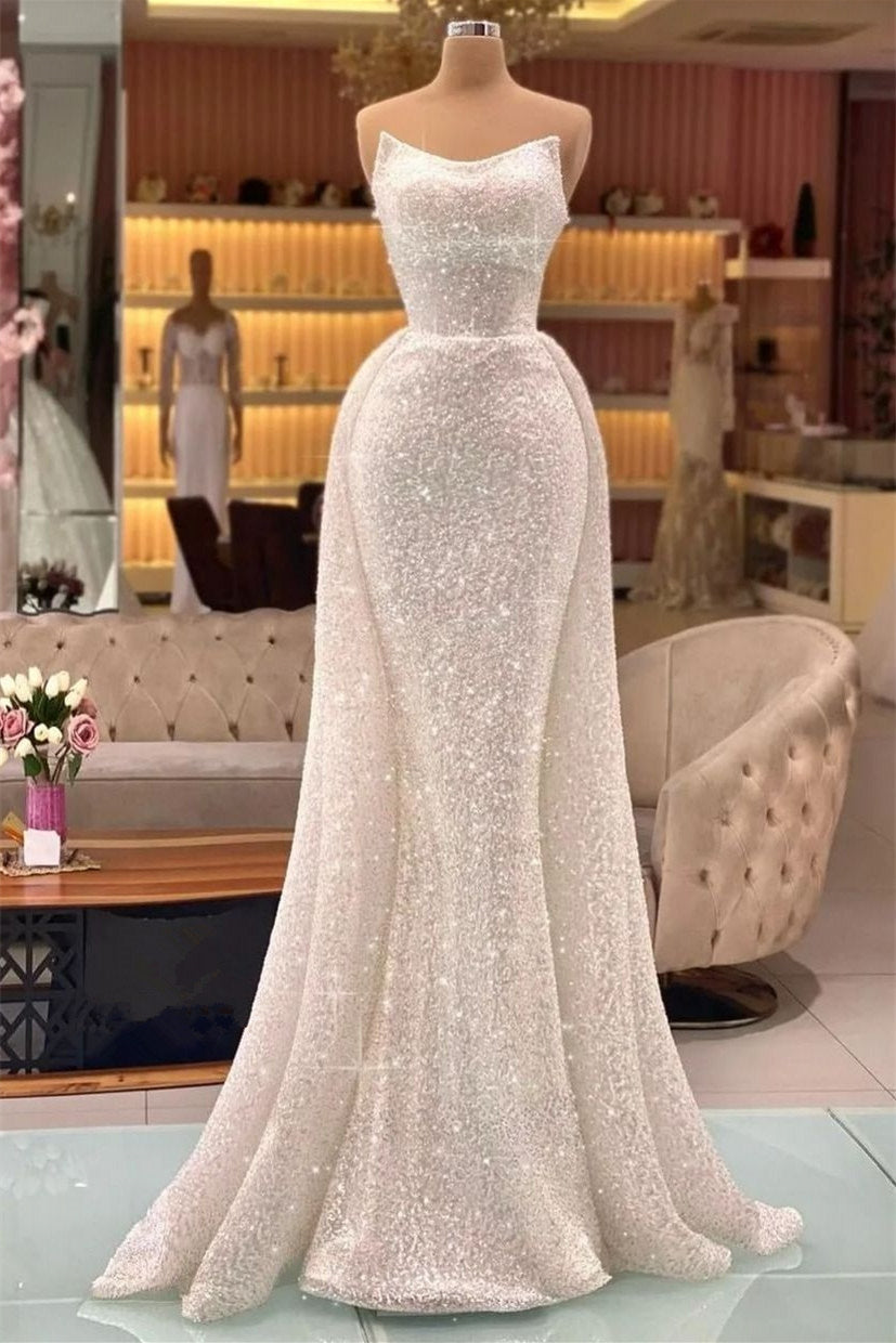 Strapless Floor-Length Sleeveless Backless Empire Prom Dress