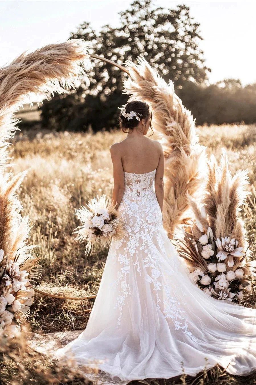 Stylish white Sweeteart Tulle Lace Wedding Dress (ZD14703)