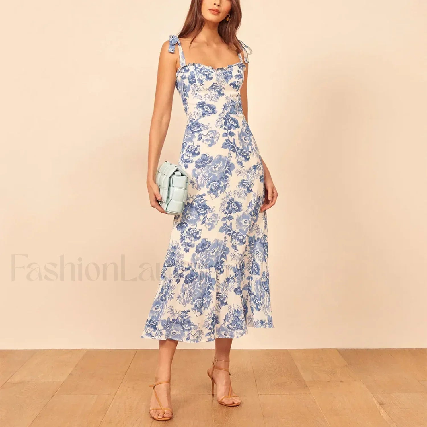 Sweetheart Tie Strap Dress with Relaxed Fit and Layered Outfit Styling