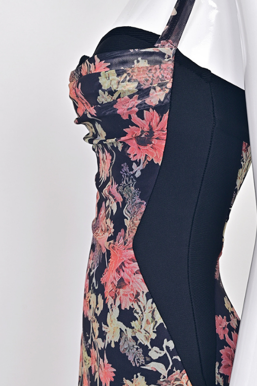 Tate Bodycon Wrap Dress - Classic Black