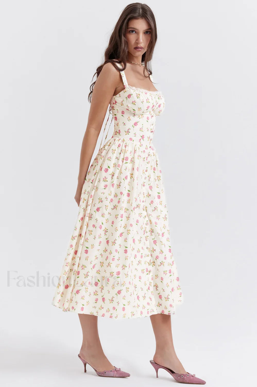 Tatiana Rose Stylish Print Midi Sundress
