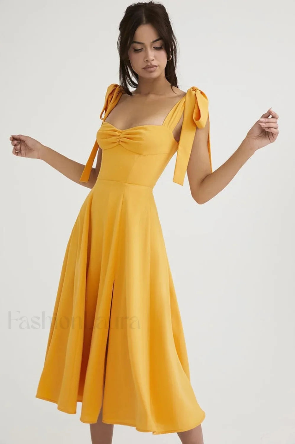 Tea Elegant Break Dress S / Orange