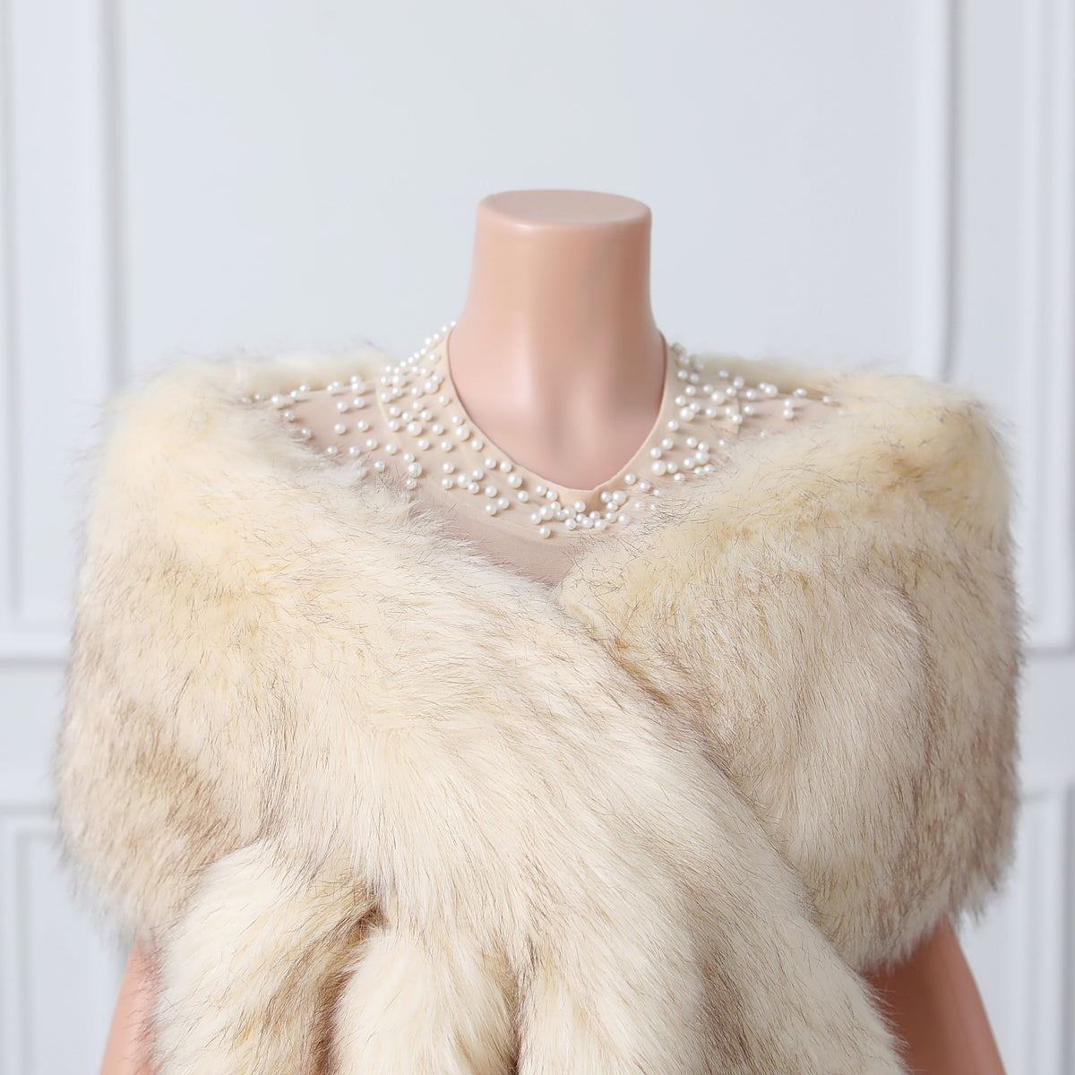 V-neck Rectangular scarf shawl Winter Wedding Wraps