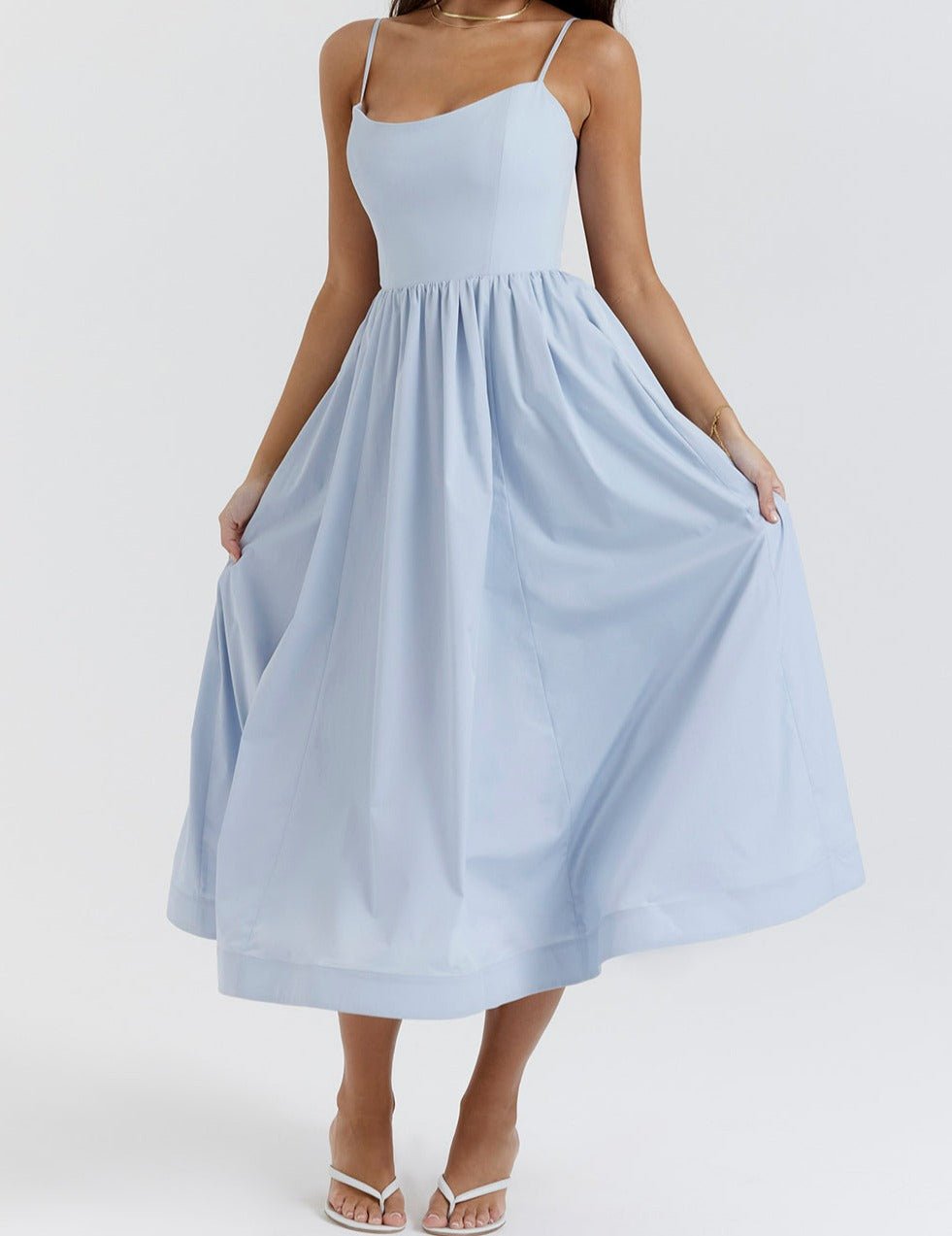 María José Elegant Sleeveless Dress for Women Date Night Outfit