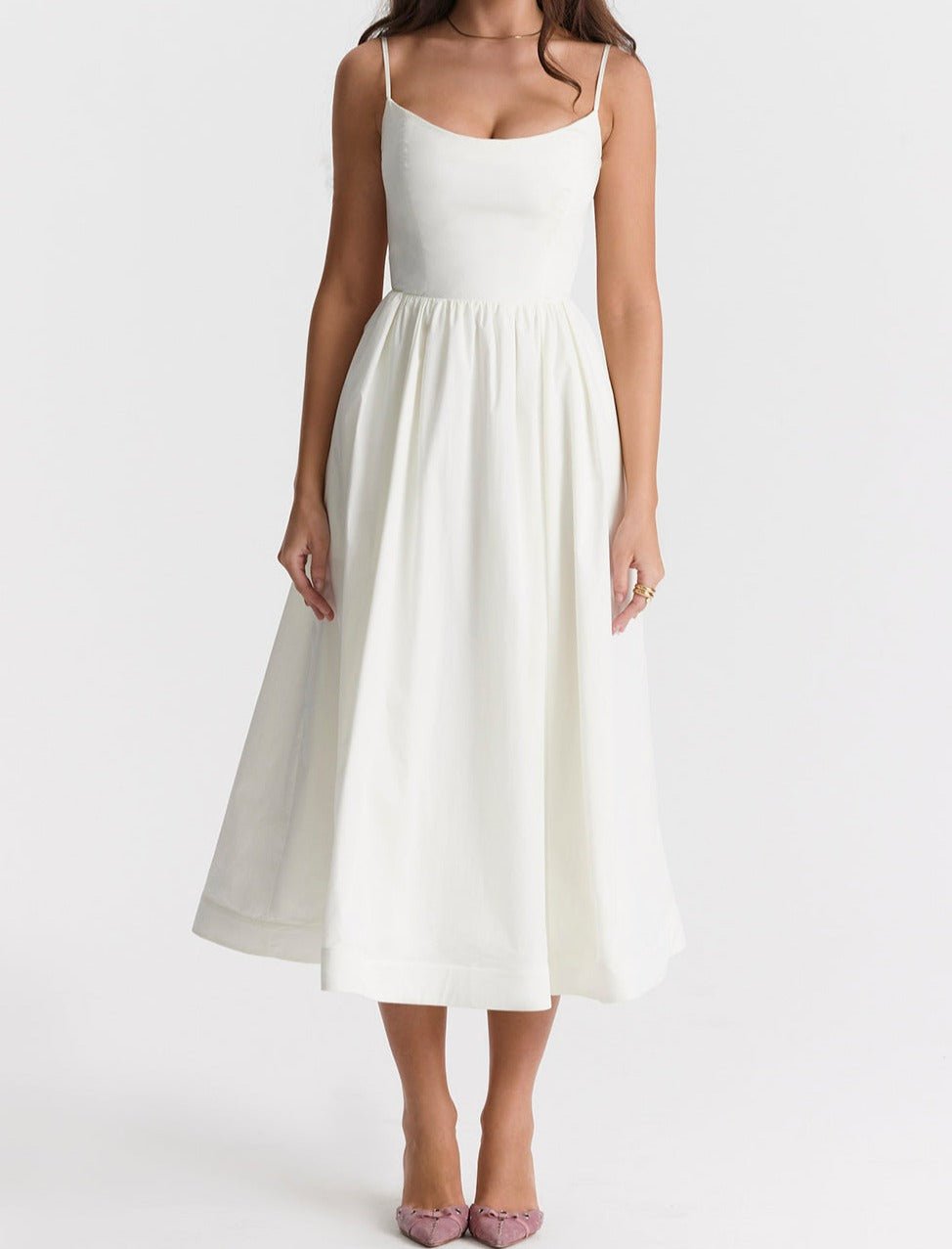 María José Elegant Sleeveless Dress for Women Date Night Outfit