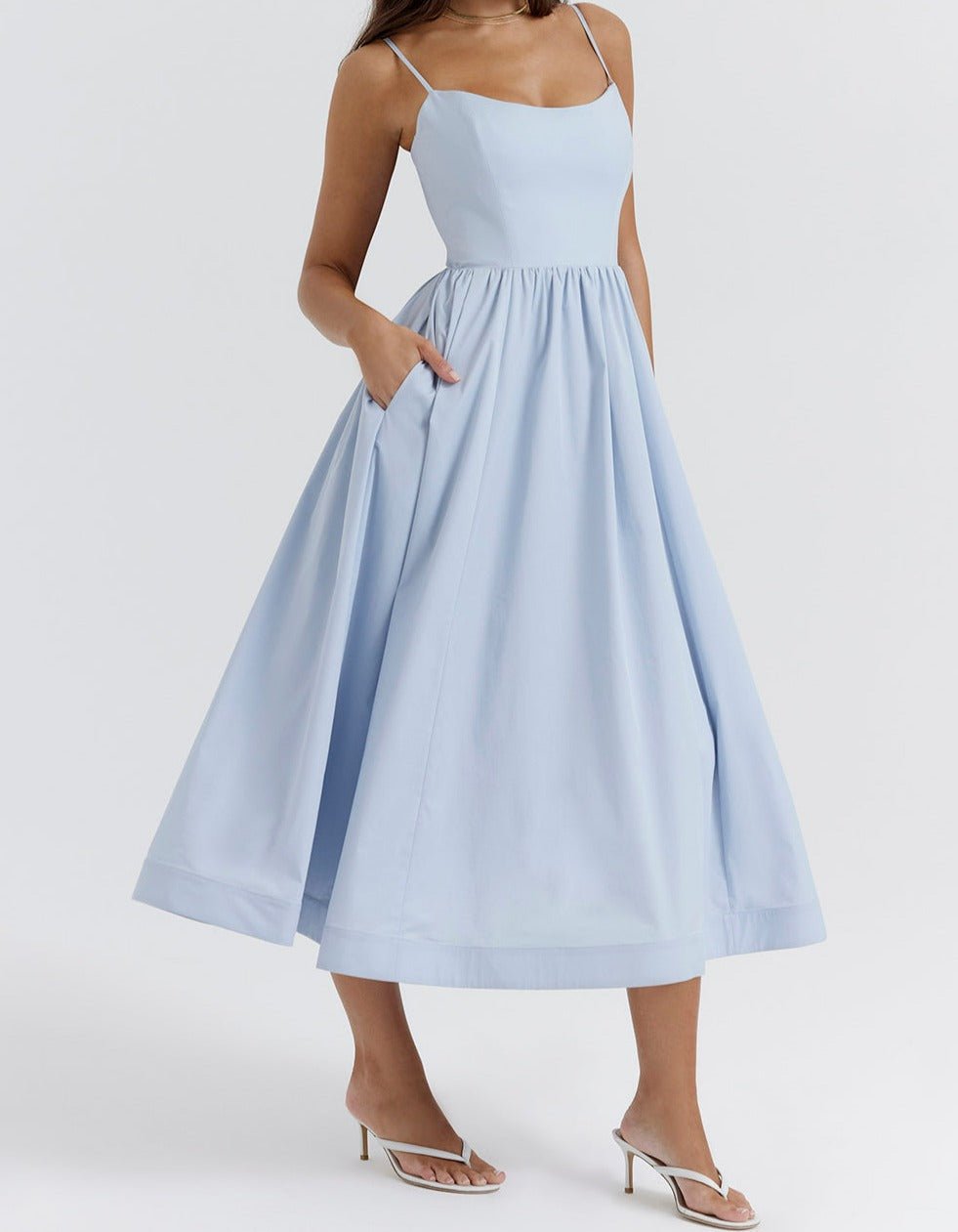 María José Elegant Sleeveless Dress for Women Date Night Outfit