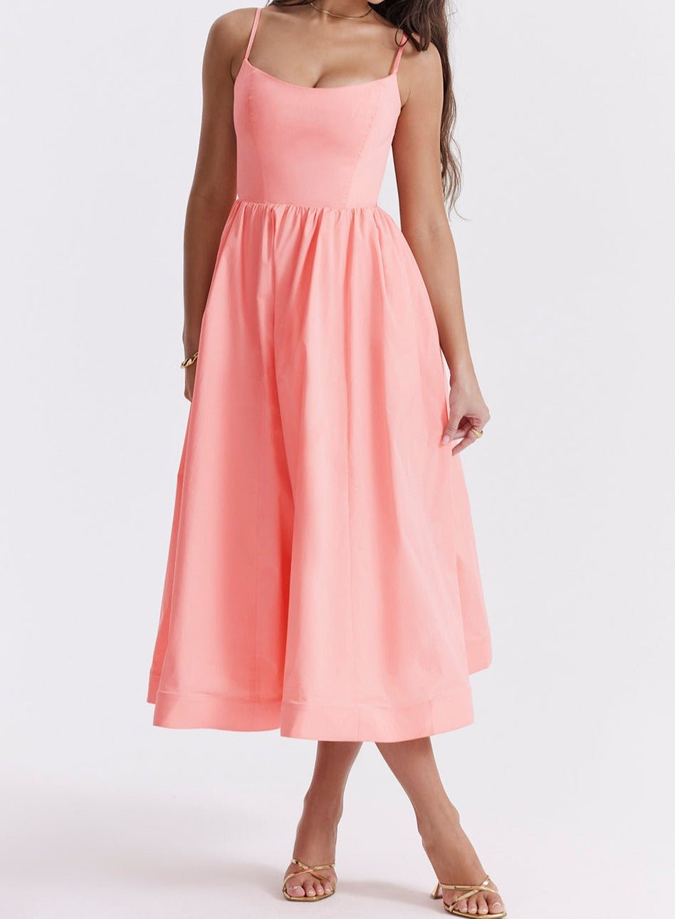 María José Elegant Sleeveless Dress for Women Date Night Outfit