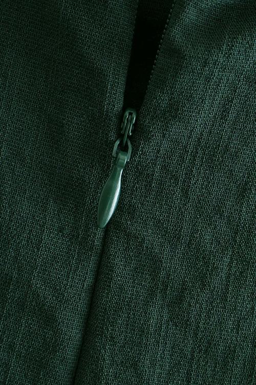 Ruched Backless Slip Mini Dress - Fashionpara