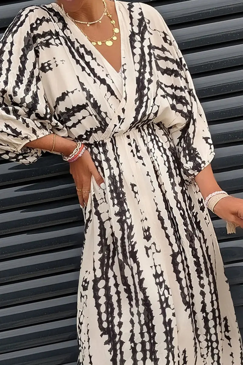 All in Time Tie Dye Maxi Dress - Fashionpara