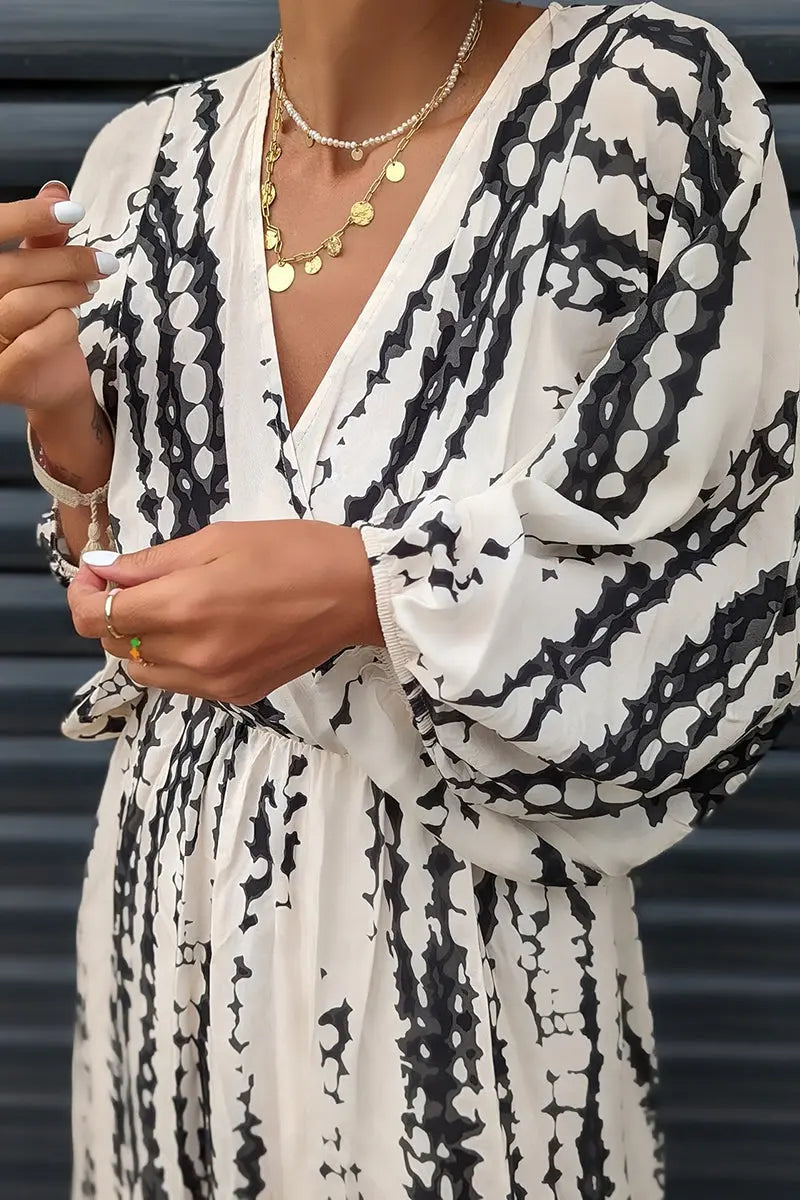 All in Time Tie Dye Maxi Dress - Fashionpara