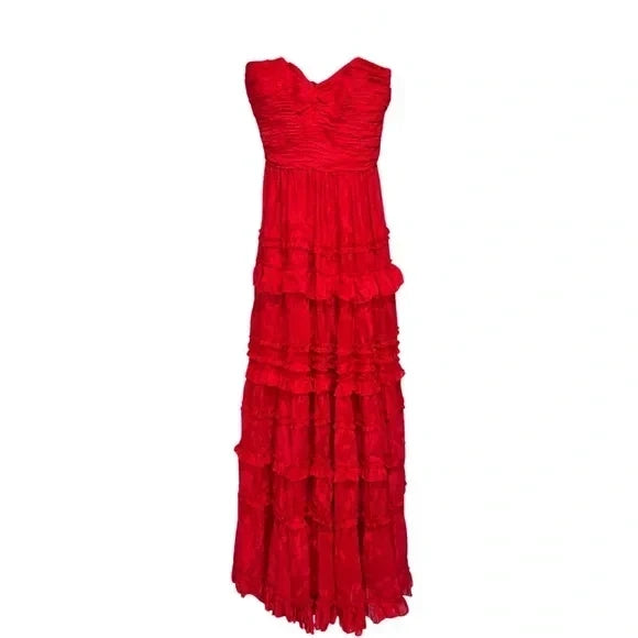 Fashion Red Prom Dresses Long Sexy Prom Dress - View 4 | FashionDia