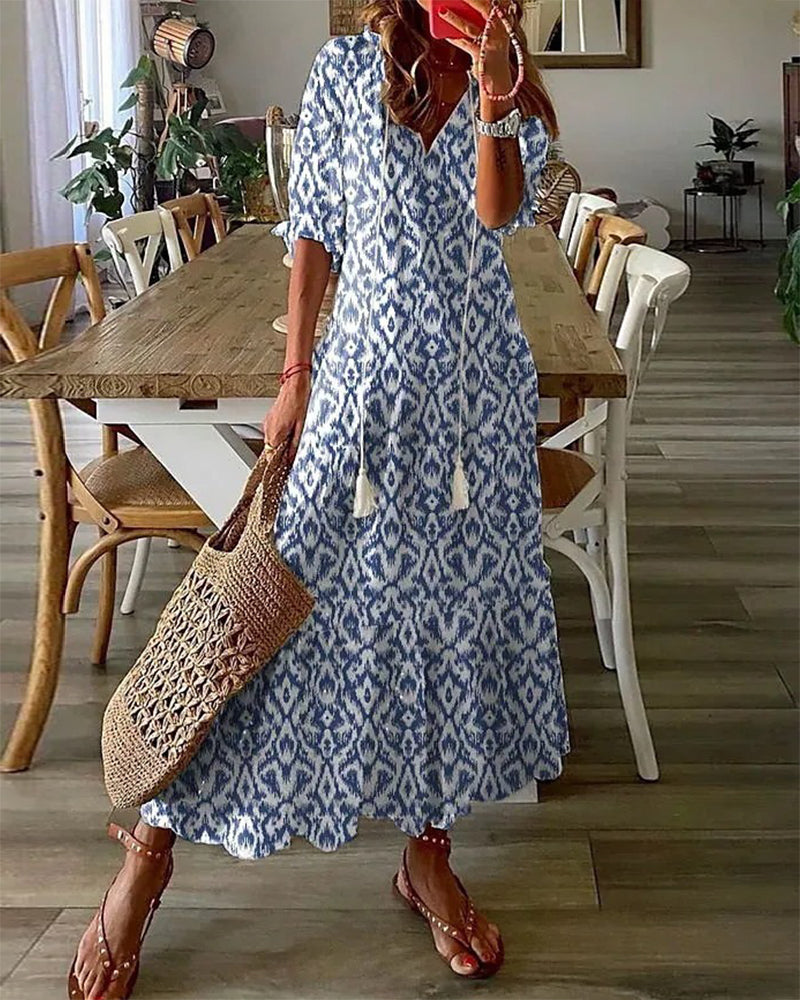 Kristen Elevated Long Dress Designer Edit