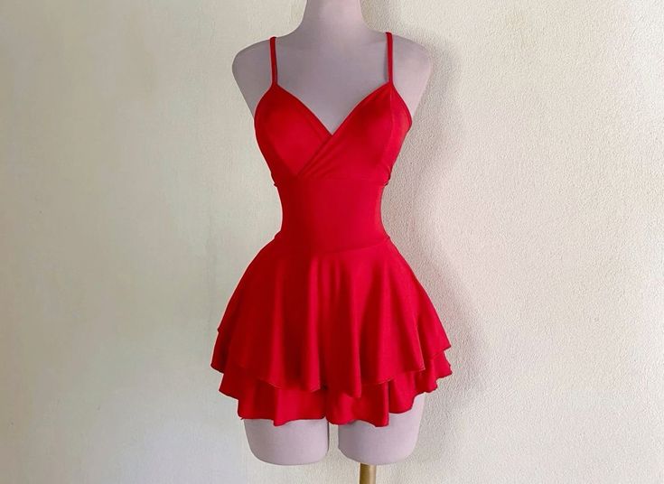 Red Short Prom Dress Sexy Evening Dress Homecoming Dress - View 2 | FashionDia