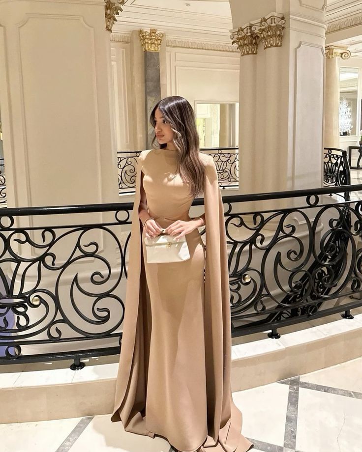 Champagne long evening dresses, formal gowns - FashionDia