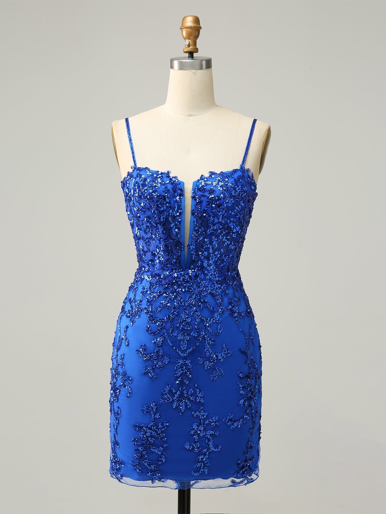 Bodycon Black Sequins Short Homecoming Dress - Fashionpara