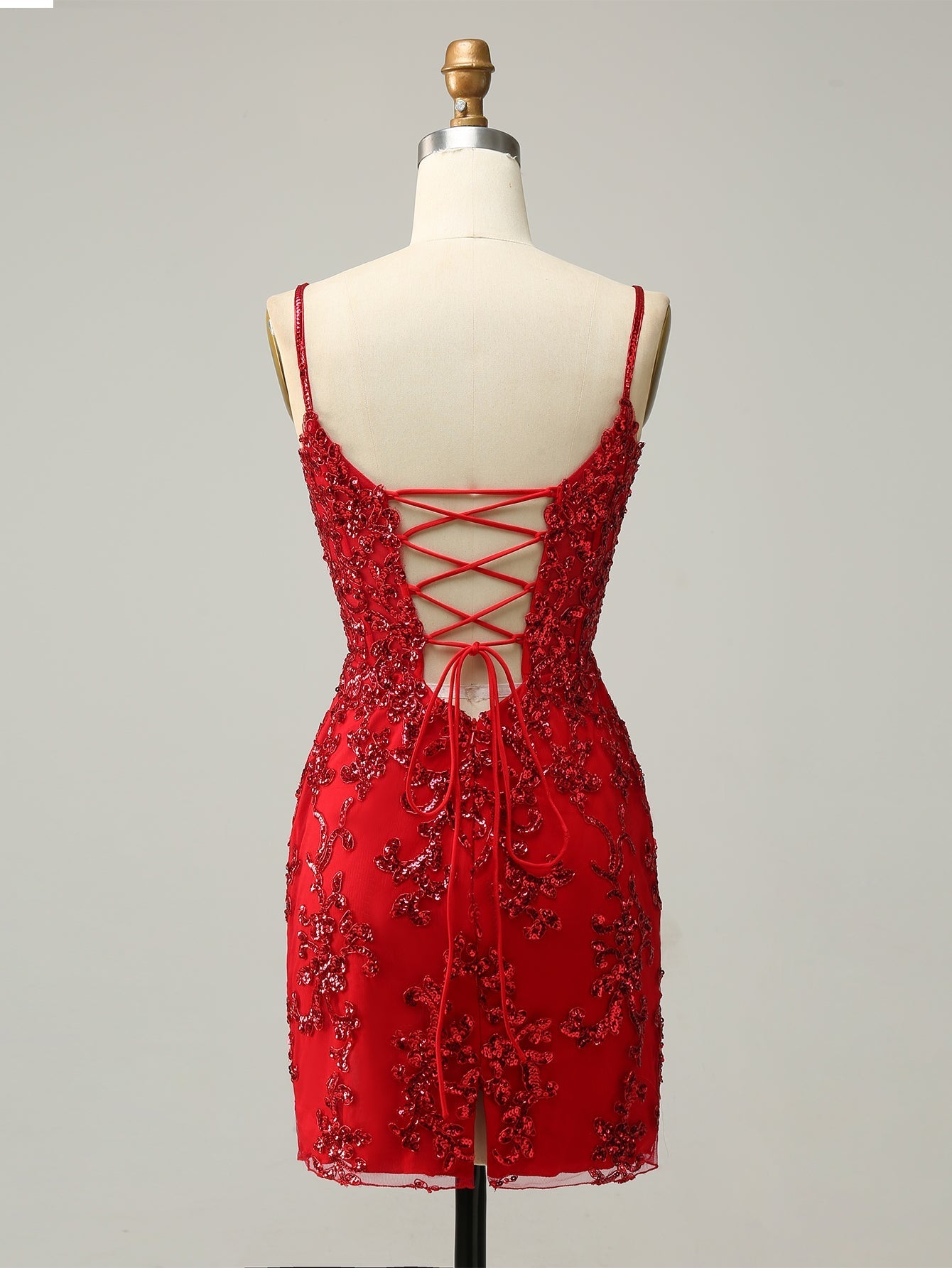 Bodycon Black Sequins Short Homecoming Dress - Fashionpara