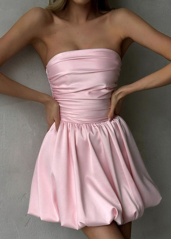 Celeste Strapless Bubble Mini Dress