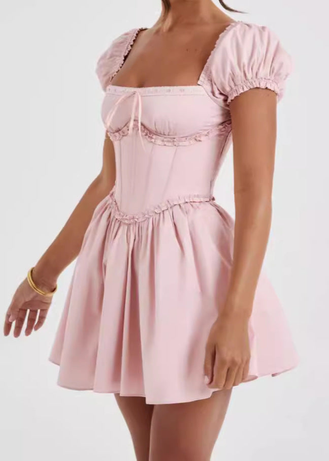 Am��lie Off Shoulder Corset Mini Dress