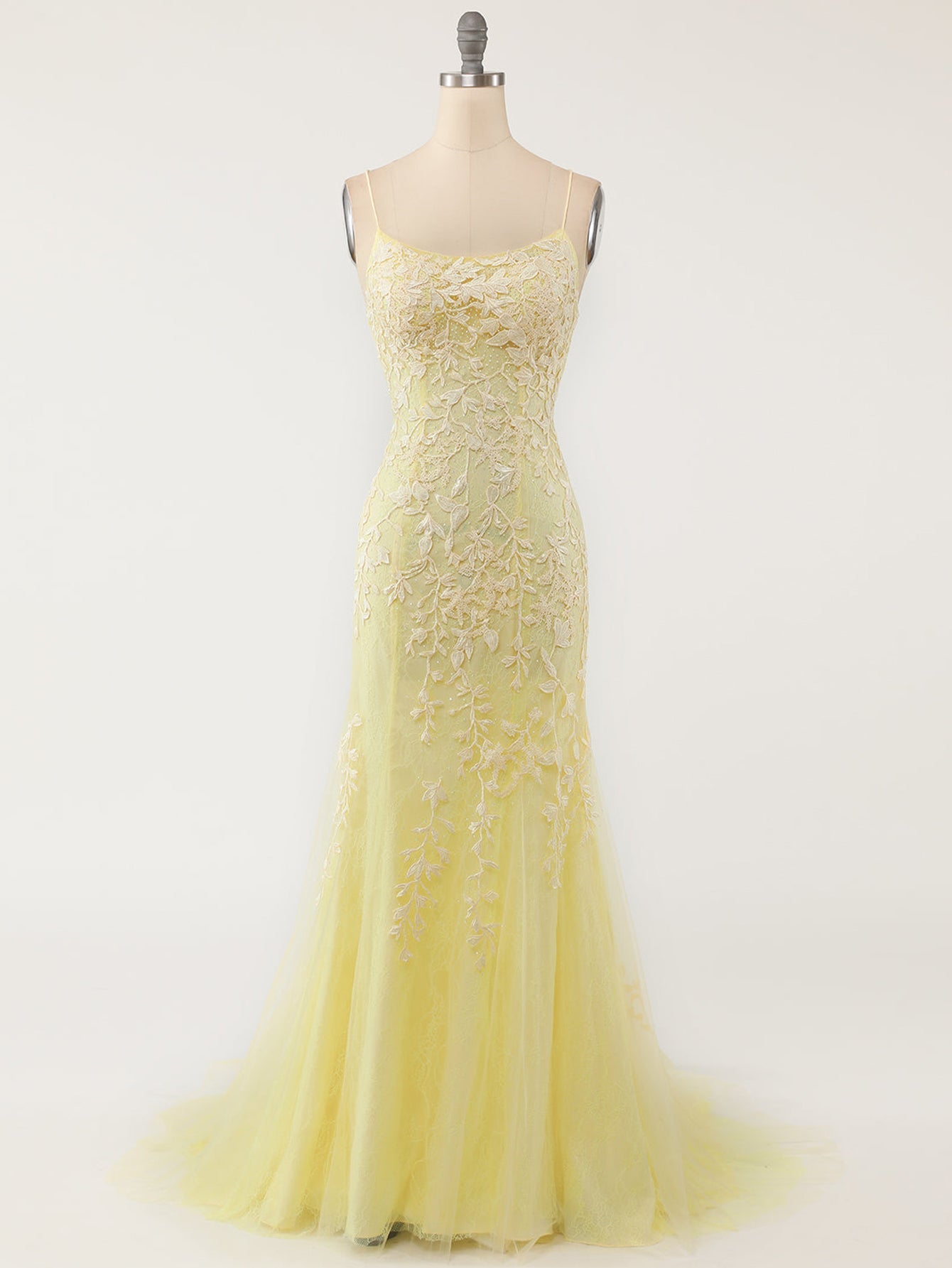 Mermaid Light Blue Prom Dress Long Evening Dress - Fashionpara