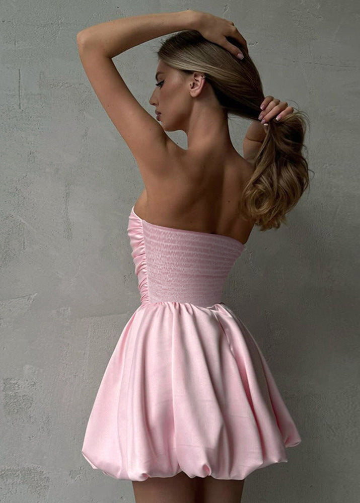 Celeste Strapless Bubble Mini Dress