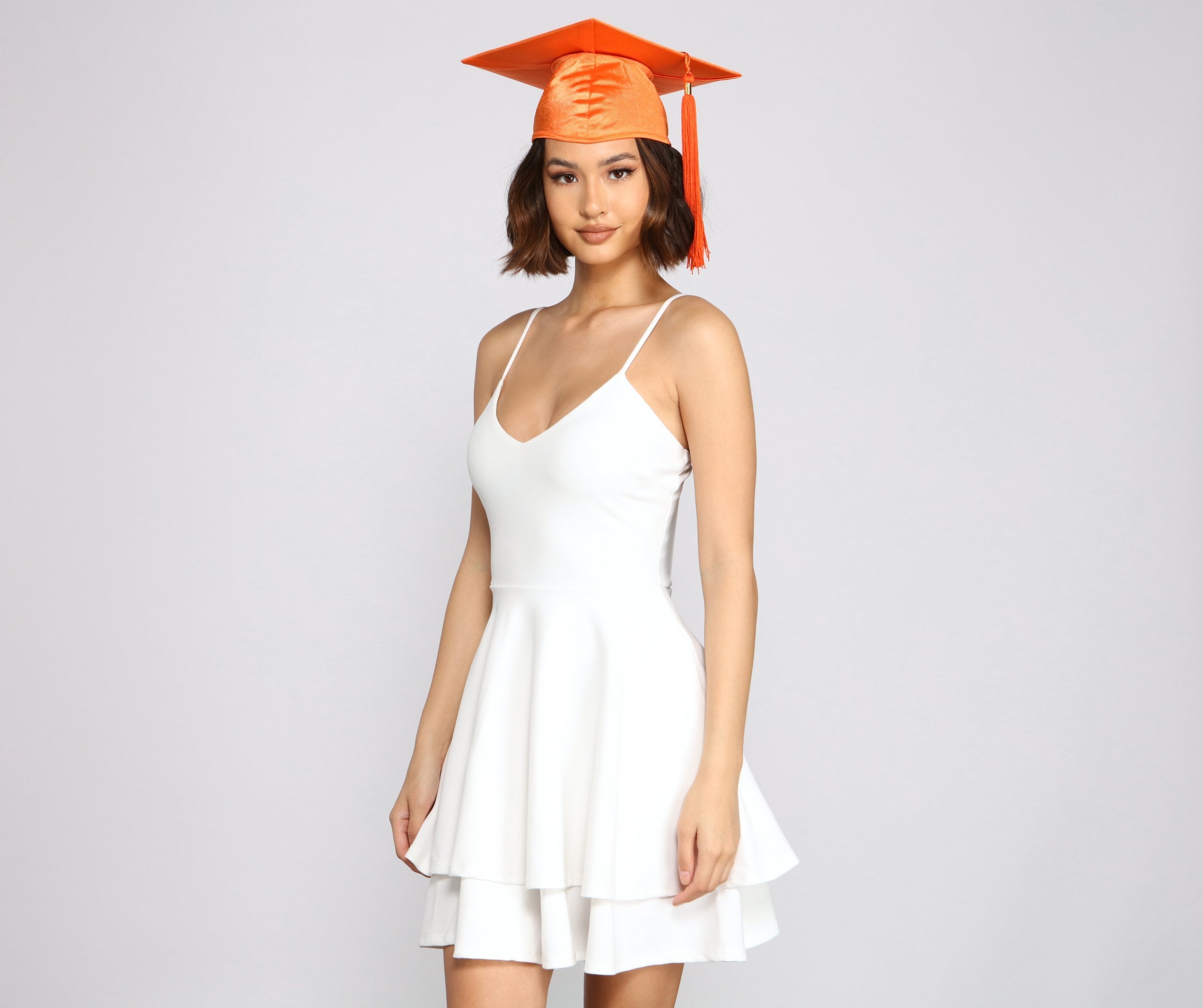 Simply Adorable Layered Skater Dress - Fashionpara