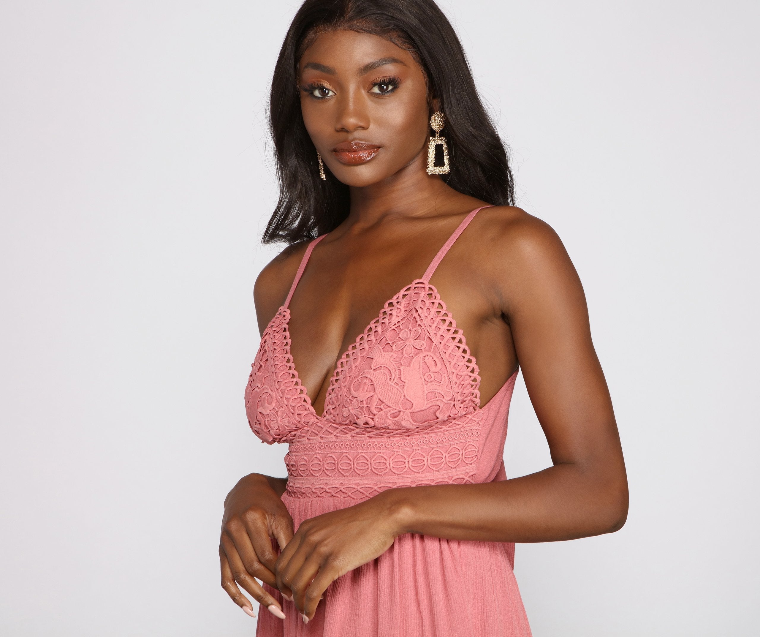 Casual Cutie Linen Skater Dress - Fashionpara